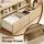 Artiss 185cm TV Unit with Cat House Storage Cabinet for TVs up to 70 Inches, Two Drawers and Open Shelves, Pine