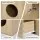 Artiss 185cm TV Unit with Cat House Storage Cabinet for TVs up to 70 Inches, Two Drawers and Open Shelves, Pine
