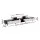 Artiss TV Cabinet Entertainment Unit Extendable 160-222cm, 3-in-1, Particle Board, 4 Drawers, Black and White