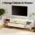 Artiss 180cm White TV Entertainment Unit with Storage Drawers, Cabinets, RGB LED Lights, High Gloss Finish, E1 Board