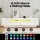 Artiss 180cm White TV Entertainment Unit with Storage Drawers, Cabinets, RGB LED Lights, High Gloss Finish, E1 Board
