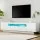 Artiss 180cm White TV Entertainment Unit with Storage Drawers, Cabinets, RGB LED Lights, High Gloss Finish, E1 Board
