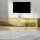 Artiss 215cm LED TV Cabinet - Pine Finish, RGB Lights, Tempered Glass Shelves, Modern Entertainment Unit