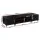 Artiss Black Danson TV Cabinet Entertainment Unit 190cm - Contemporary Design with Ample Storage & Square Handles