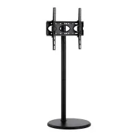 Artiss Mobile TV Stand for 32-55 Inch TVs with Wheels Height and Tilt Adjustment VESA 100x100-400x400 Black