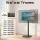 Artiss Mobile TV Stand for 32-55 Inch TVs with Wheels Height and Tilt Adjustment VESA 100x100-400x400 Black