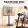 Artiss Mobile TV Stand for 32-55 Inch TVs with Wheels Height and Tilt Adjustment VESA 100x100-400x400 Black