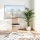 Artiss Mobile TV Stand for 32–65 inch TVs Adjustable Height Steel Frame MDF Tray Wheels VESA 100–400mm