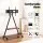 Artiss Mobile TV Stand 32–75 inch Heavy Duty Steel Trolley with Shelves Wheels Tilt Swivel 133kg Capacity