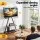 Artiss Mobile TV Stand 32–75 inch Heavy Duty Steel Trolley with Shelves Wheels Tilt Swivel 133kg Capacity