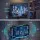 Artiss Corner TV Stand 32-70 inch with Mount Adjustable Swivel RGB LED Lights Built in Power Hub Black Walnut