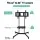 Artiss Mobile TV Stand for 32