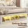 Artiss Double Bed Frame with Storage Bookcase Headboard, Charging Station and RGB LED Lighting White