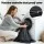 Giselle Bedding 10cm Japanese Floor Mattress Foldable Futon 135x200cm Washable Cover Black 25D Foam Support