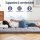 Giselle Bedding 10cm Japanese Floor Mattress Foldable Futon 135x200cm Portable Lightweight 25D Foam