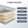 Giselle Bedding 10cm Japanese Floor Mattress Foldable Futon 135x200cm Portable Lightweight 25D Foam