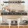 Giselle 15cm Double Folding Mattress Corduroy 3‑Fold Portable Guest Sofa Bed 190x135cm 23D Foam Comfort