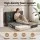 Giselle 15cm Double Folding Mattress Corduroy 3‑Fold Portable Guest Sofa Bed 190x135cm 23D Foam Comfort