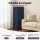 Giselle Bedding Foldable Foam Mattress Double Blue, 4-Fold Portable Floor Mat, High-Density, 197x140cm, Washable Cover