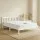 Giselle Bedding Double Mattress with Artiss Natural Pine Wooden Bed Frame Bundle Medium Firm Arina Series
