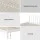 Giselle Bedding Double Mattress with Artiss Natural Pine Wooden Bed Frame Bundle Medium Firm Arina Series