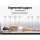 Giselle Bedding 34cm Euro Top Double Mattress - Medium Firm, Hypo-Allergenic, 7-Zone Pocket Springs, Belgium Fabric