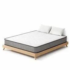 Giselle Bedding Alessio 13cm Double Mattress - Medium Firm Bonnell Spring, Hypoallergenic, Dust Mite Resistant