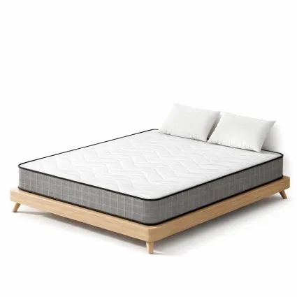 Giselle Bedding Alessio 13cm Double Mattress - Medium Firm Bonnell Spring, Hypoallergenic, Dust Mite Resistant