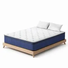 Giselle Bedding 34cm Double Mattress - Euro Top Cool Gel Memory Foam, 7-Zone Pocket Springs, Hypoallergenic Comfort