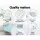Giselle Bedding 34cm Double Mattress - Euro Top Cool Gel Memory Foam, 7-Zone Pocket Springs, Hypoallergenic Comfort