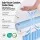 Giselle Bedding 25cm Double Hybrid Mattress with Gel Foam and Edge Support White Knitted Cover