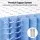 Giselle Bedding 25cm Double Hybrid Mattress with Gel Foam and Edge Support White Knitted Cover