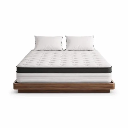 Giselle Bedding 31cm Euro Top Double Mattress, 5 Zone Pocket Spring, High Density Foam, Medium Firm, Hypoallergenic