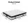 Giselle Bedding 31cm Euro Top Double Mattress, 5 Zone Pocket Spring, High Density Foam, Medium Firm, Hypoallergenic