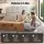 Giselle Bedding Double Mattress 34cm Bamboo Charcoal Euro Top