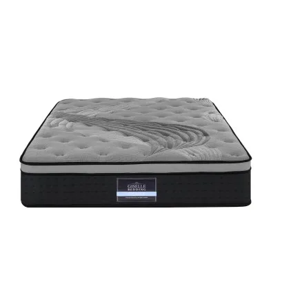 Giselle Bedding Double Mattress 34cm Bamboo Charcoal Euro Top