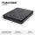 Giselle Bedding Double Mattress 25cm Pocket Spring Latex Euro Top Medium Firm Black