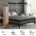 Giselle Bedding Double Mattress 25cm Pocket Spring Latex Euro Top Medium Firm Black
