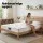 Giselle Bedding Double Mattress 20cm with Egg-Crate Foam and Independent Pocket Springs White