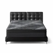 Giselle Bedding 35cm Double Mattress - Bamboo Charcoal, Medium-Firm Euro Top, Pocket Spring, Breathable Fabric