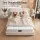 Giselle Bedding Double Mattress 20cm Firm Pocket Spring Euro Top Reinforced Edge Support White