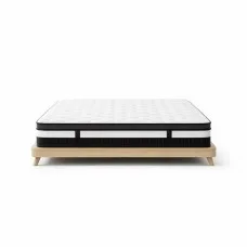 Giselle Bedding Breeze Series 30cm Double Mattress, Euro Top, Medium Firm, Pocket Spring, Hypoallergenic, White