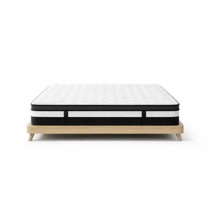 Giselle Bedding Breeze Series 30cm Double Mattress, Euro Top, Medium Firm, Pocket Spring, Hypoallergenic, White