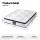 Giselle Bedding Verve 30cm Euro Top Double Mattress - Pocket Spring, Medium Firm, High Density Foam, Breathable Fabric