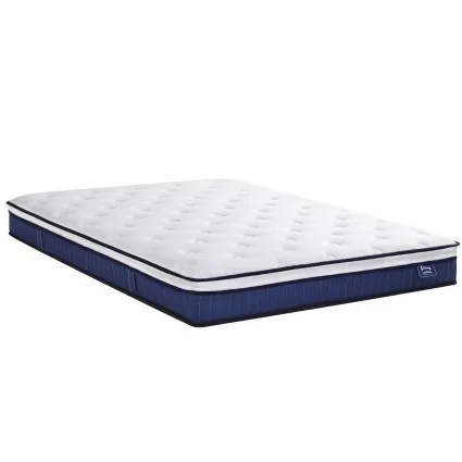 Levitex Double Mattress 23cm Pocket Spring Cooling Gel Foam Medium-Firm with Airflow Sponge and Edge Reinforcement