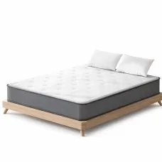 Giselle Bedding Leera 23cm Extra Firm Double Mattress, Hypoallergenic, 99% Dust Mite Resistant, Belgium Fabric