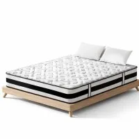 Giselle Bedding Rumba Series 24cm Ultra Firm Double Mattress with Pocket Springs & High-Density Foam for Optimal Support