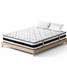 Giselle Bedding Rumba Series 24cm Ultra Firm Double Mattress with Pocket Springs & High-Density Foam for Optimal Support