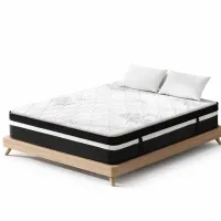 Giselle Bedding Regine Series 28cm Super Firm Double Mattress - Belgium Knitted Fabric, 7-Zone Springs, Hypoallergenic