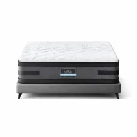 Giselle Bedding 36cm Double Mattress Cool Gel Memory Foam Euro Top, 7-Zone Pocket Spring, Dual Firmness, Hypoallergenic